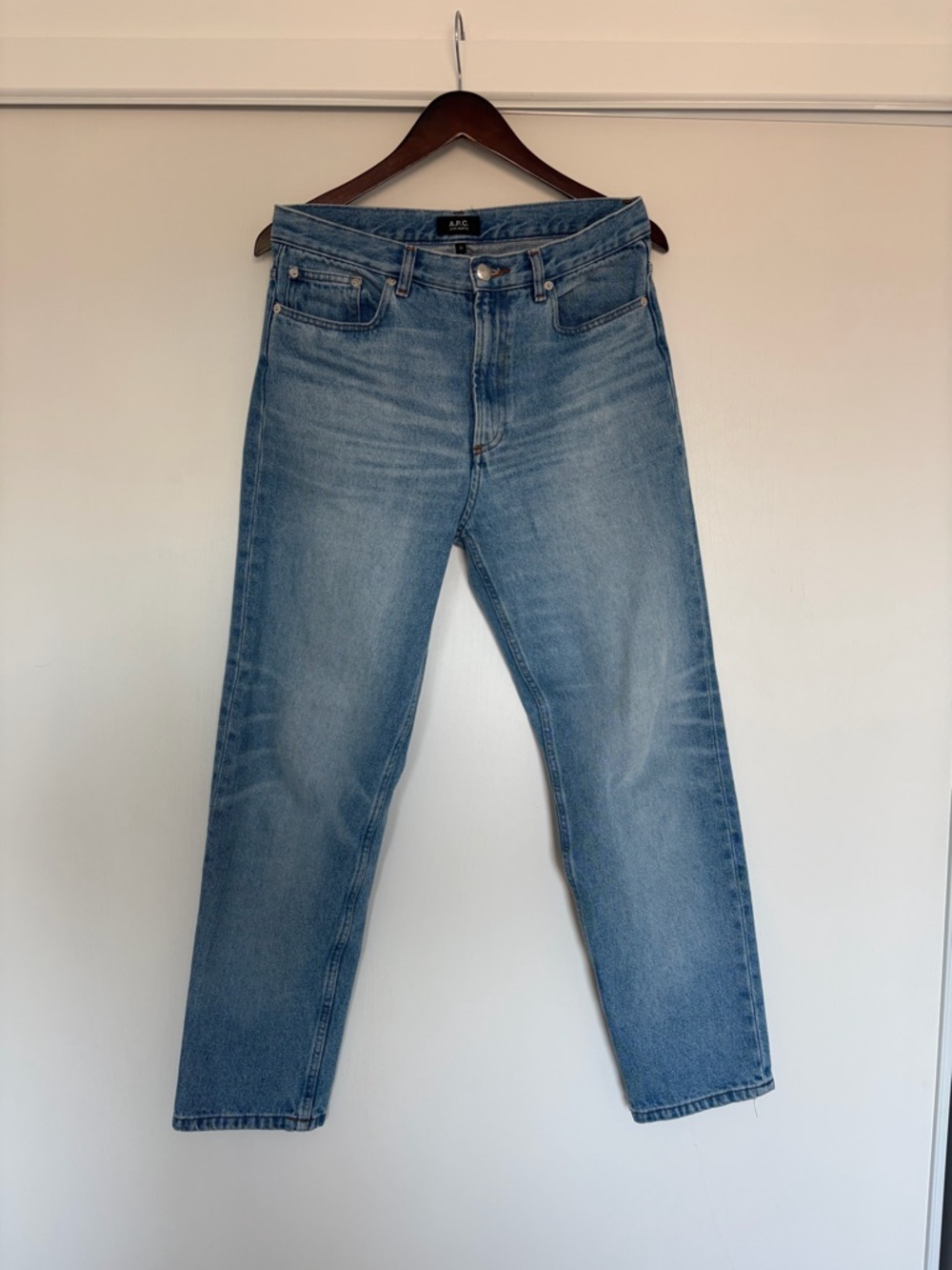A.P.C. Jean Martin Straight Light Blue Jeans
